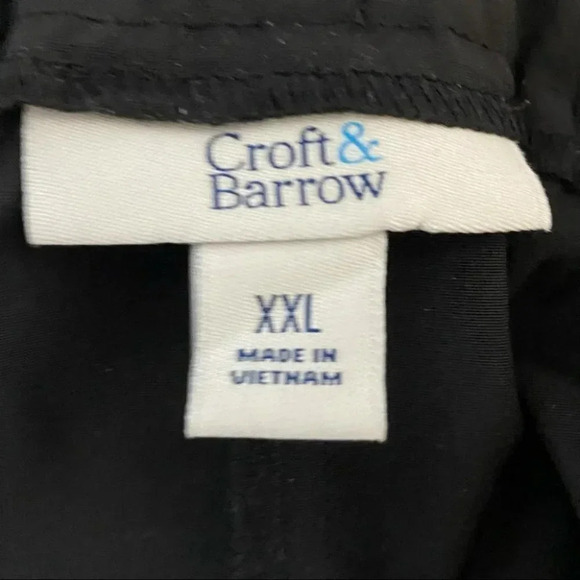 Croft & Barrow XXL ankle length black pants - Picture 4 of 6
